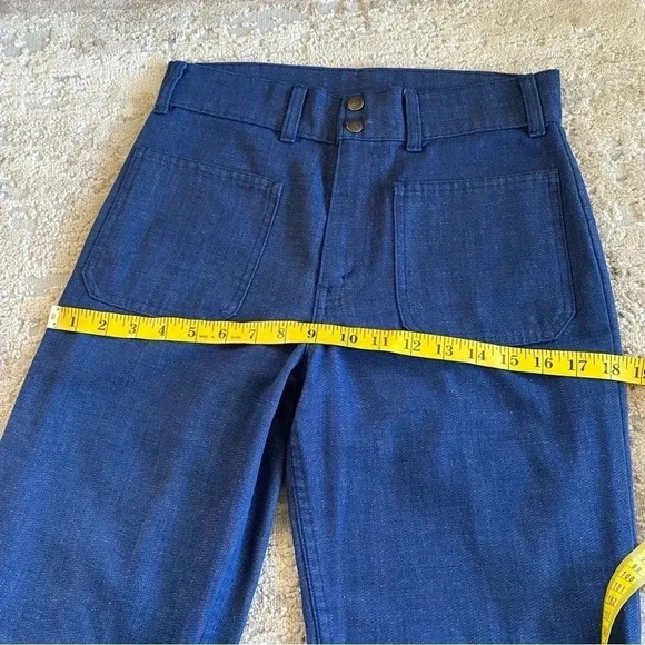 Levi's Vintage Fresh Produce Wide Leg 70's Bell Bottom Jeans Lightweight: 31? - Picture 12 of 15